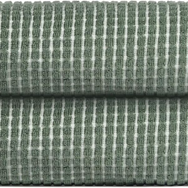 Pure Cotton Bath Towel | Textured Loop Pile Weave | Quick-Drying | Low-Lint | Fluffy & Lightweight