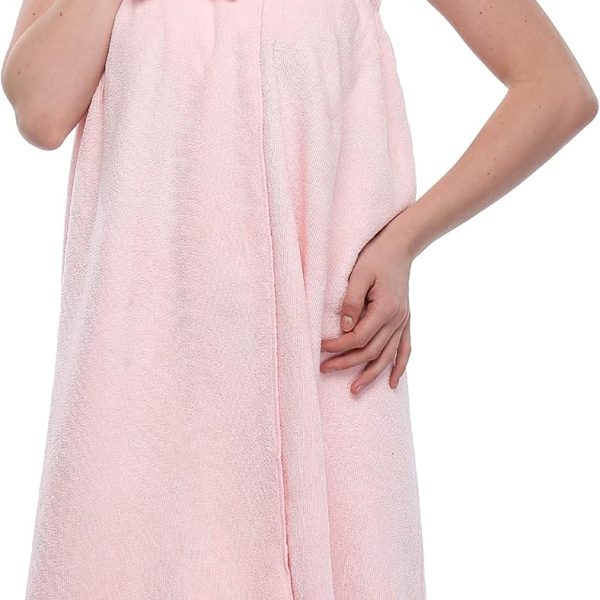 Women's Shower Wrap Robes Spa Body Wrap Bathrobe Ultra Absorbent Cover up Towels